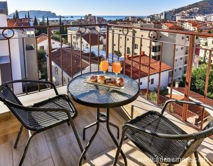 Arvala Lux Apartments, Apartman sa jednom spavaćom sobom i pogledom na more , privatni smeštaj u mestu Budva, Crna Gora - Balkon 11 nove
